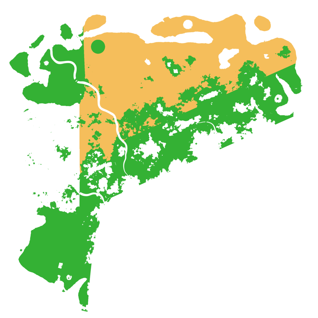 Biome Rust Map: Procedural Map, Size: 6000, Seed: 246155060