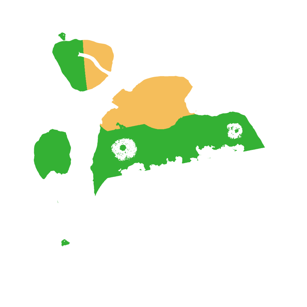 Biome Rust Map: Procedural Map, Size: 2000, Seed: 76493553