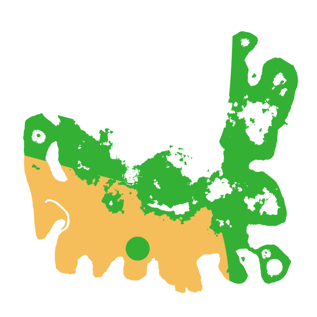 Biome Rust Map: Procedural Map, Size: 3500, Seed: 388224778