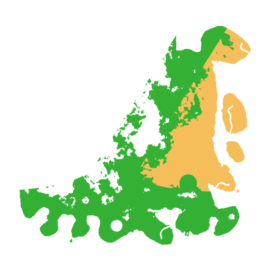 Biome Rust Map: Procedural Map, Size: 4000, Seed: 3153156