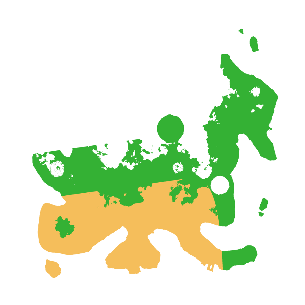 Biome Rust Map: Procedural Map, Size: 3000, Seed: 19459