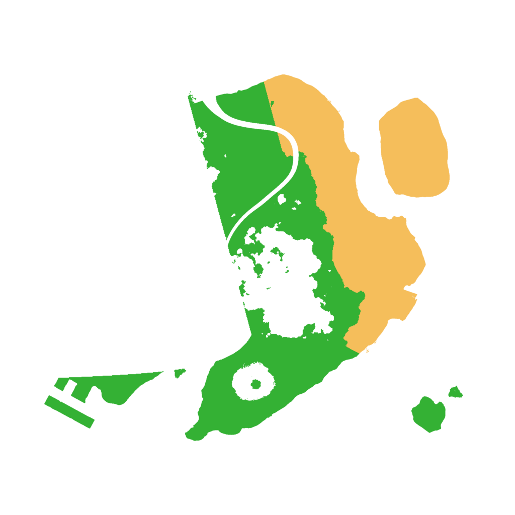 Biome Rust Map: Procedural Map, Size: 2000, Seed: 1444145963