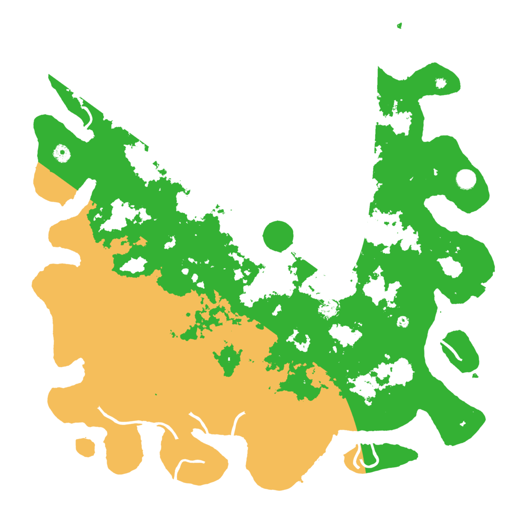 Biome Rust Map: Procedural Map, Size: 4500, Seed: 1200741552