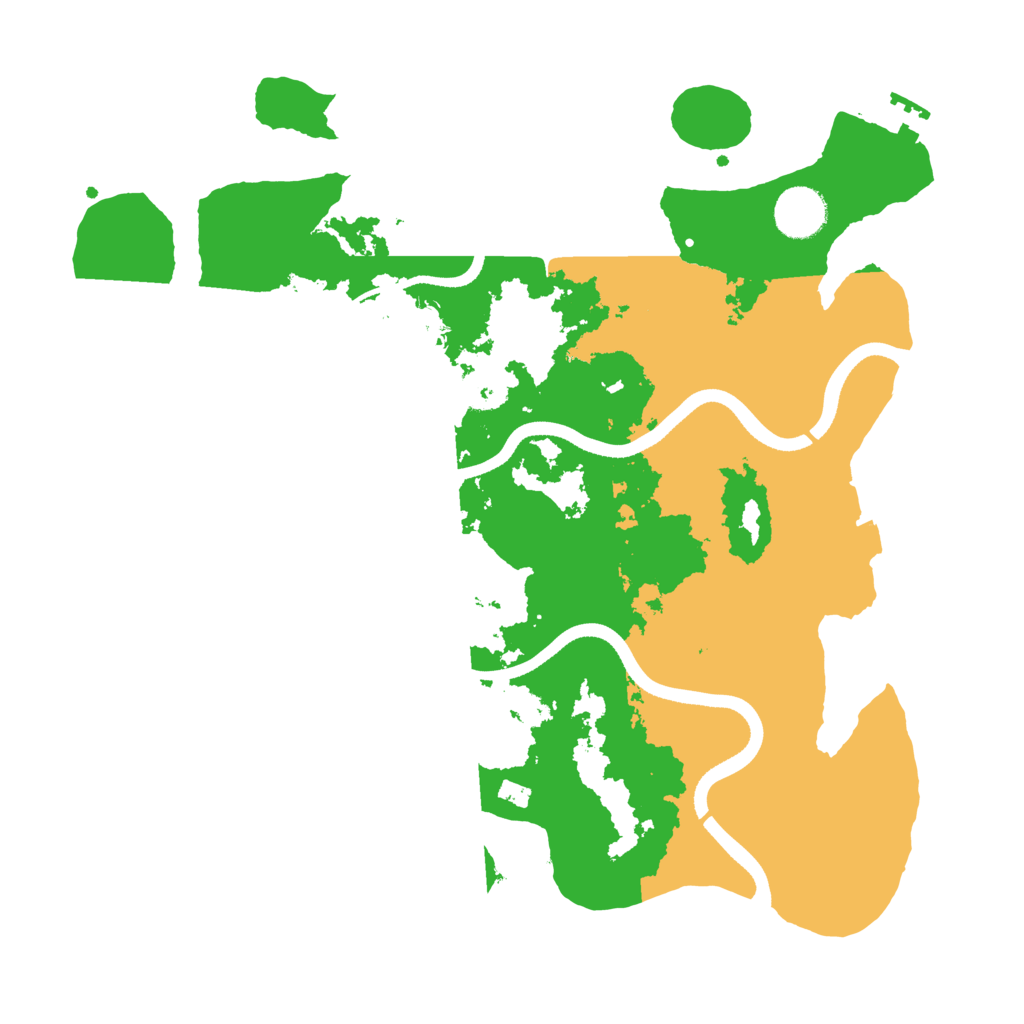 Biome Rust Map: Procedural Map, Size: 3500, Seed: 1651523978