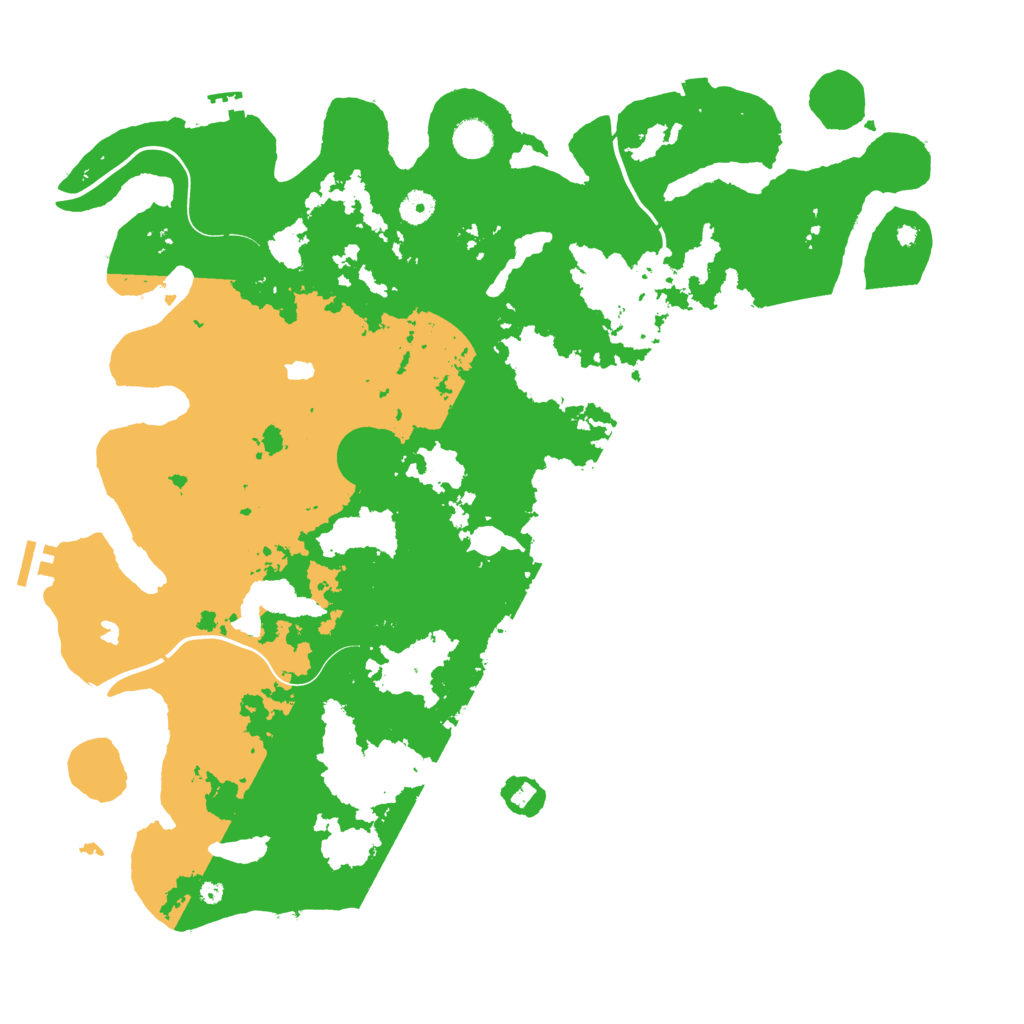 Biome Rust Map: Procedural Map, Size: 4500, Seed: 1427862426