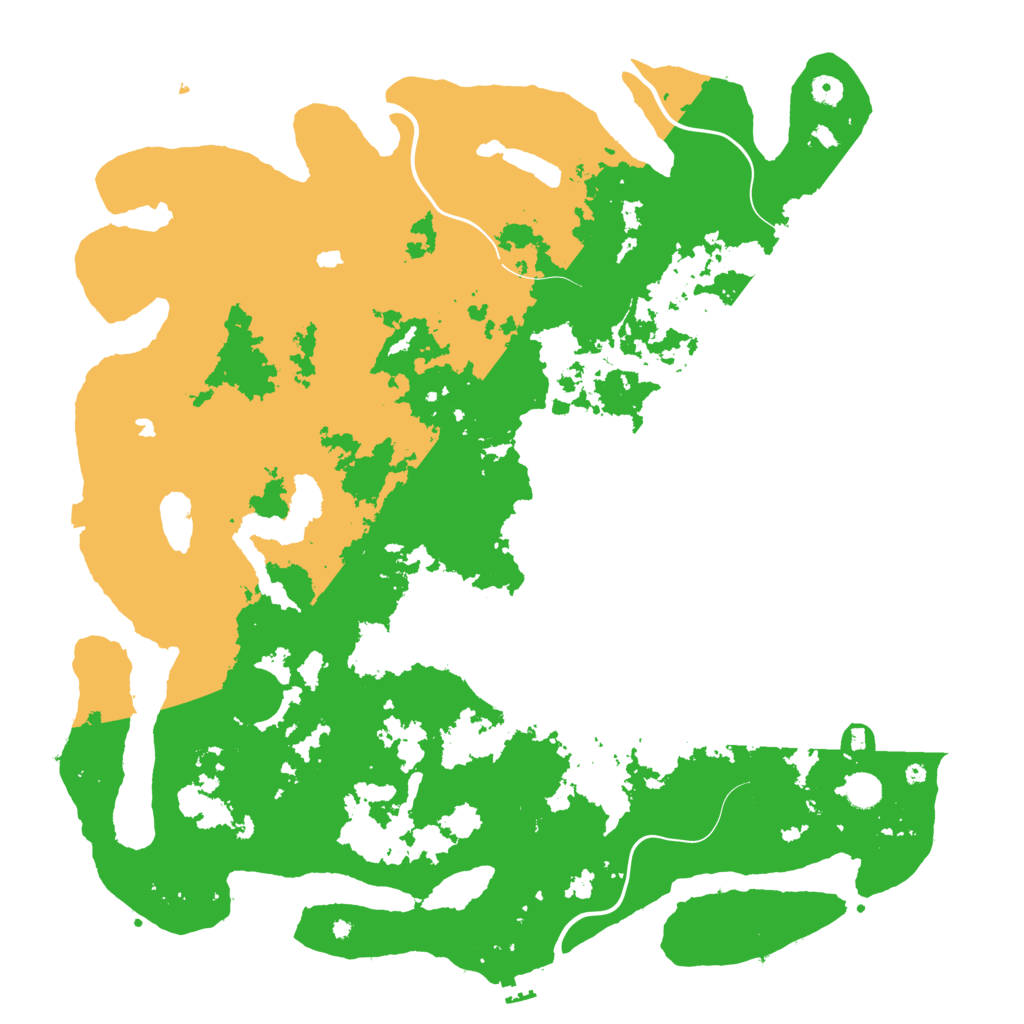Biome Rust Map: Procedural Map, Size: 5000, Seed: 937818