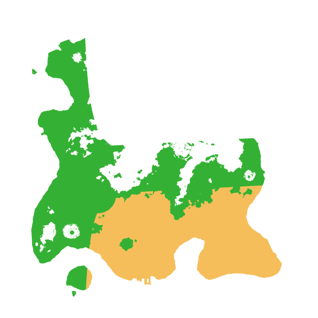 Biome Rust Map: Procedural Map, Size: 3000, Seed: 19186