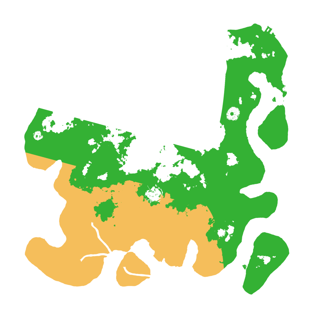 Biome Rust Map: Procedural Map, Size: 3500, Seed: 1830541122