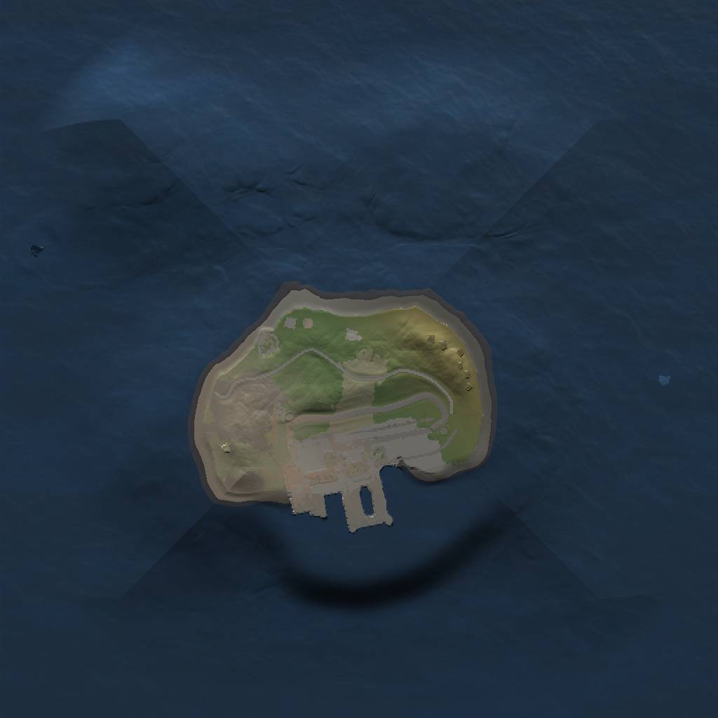 Rust Map: Procedural Map, Size: 1000, Seed: 1981258285, 4 Monuments