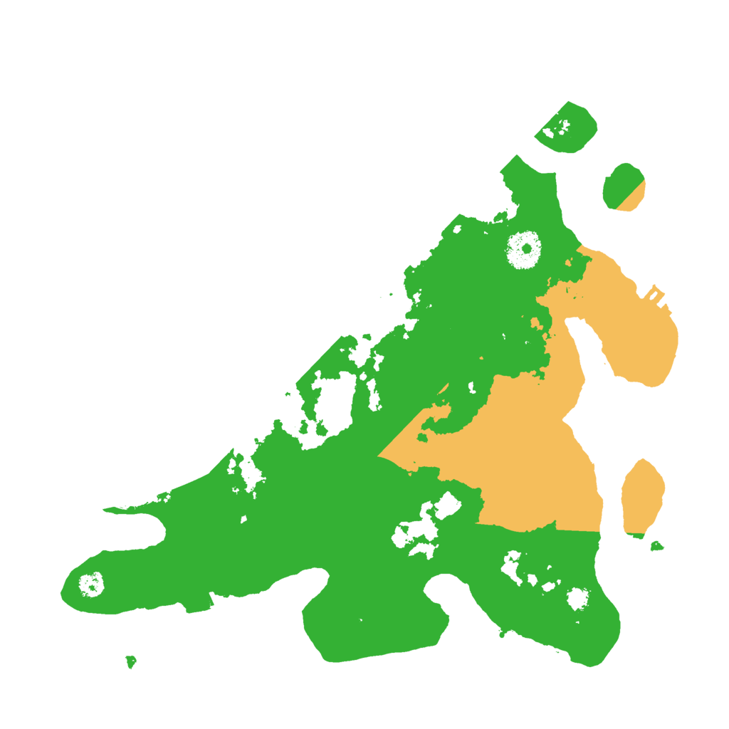 Biome Rust Map: Procedural Map, Size: 3000, Seed: 1923636151