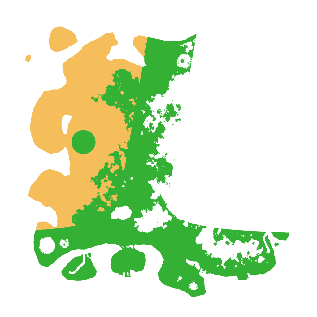 Biome Rust Map: Procedural Map, Size: 3500, Seed: 344845211