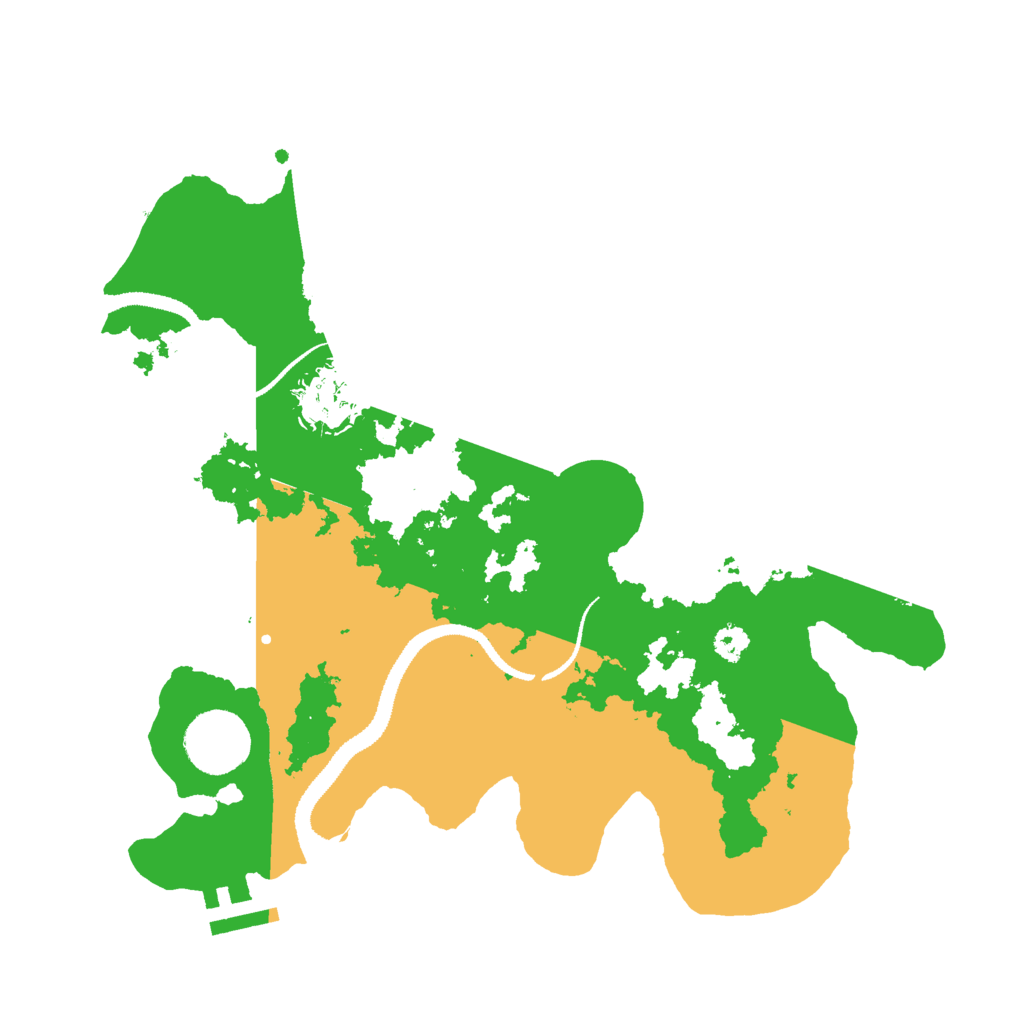 Biome Rust Map: Procedural Map, Size: 3000, Seed: 53429420