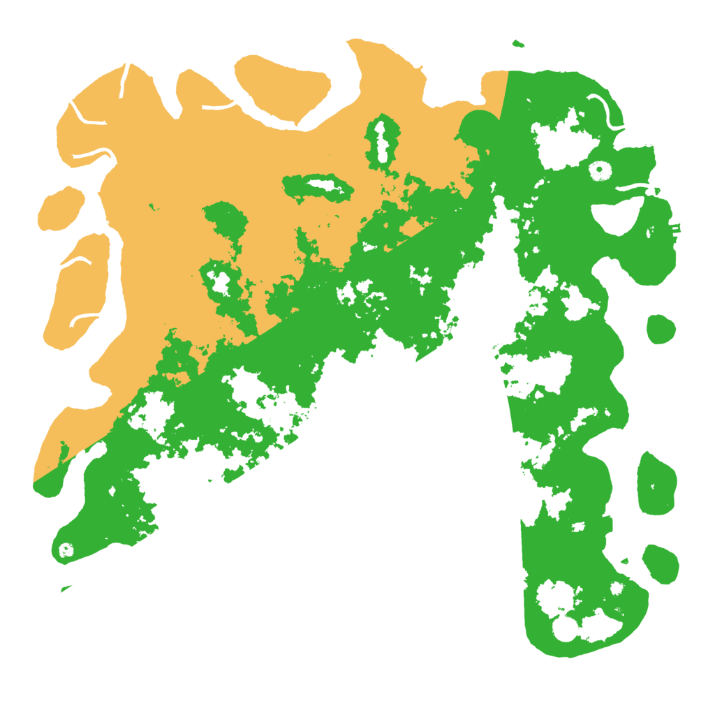 Biome Rust Map: Procedural Map, Size: 5000, Seed: 116216
