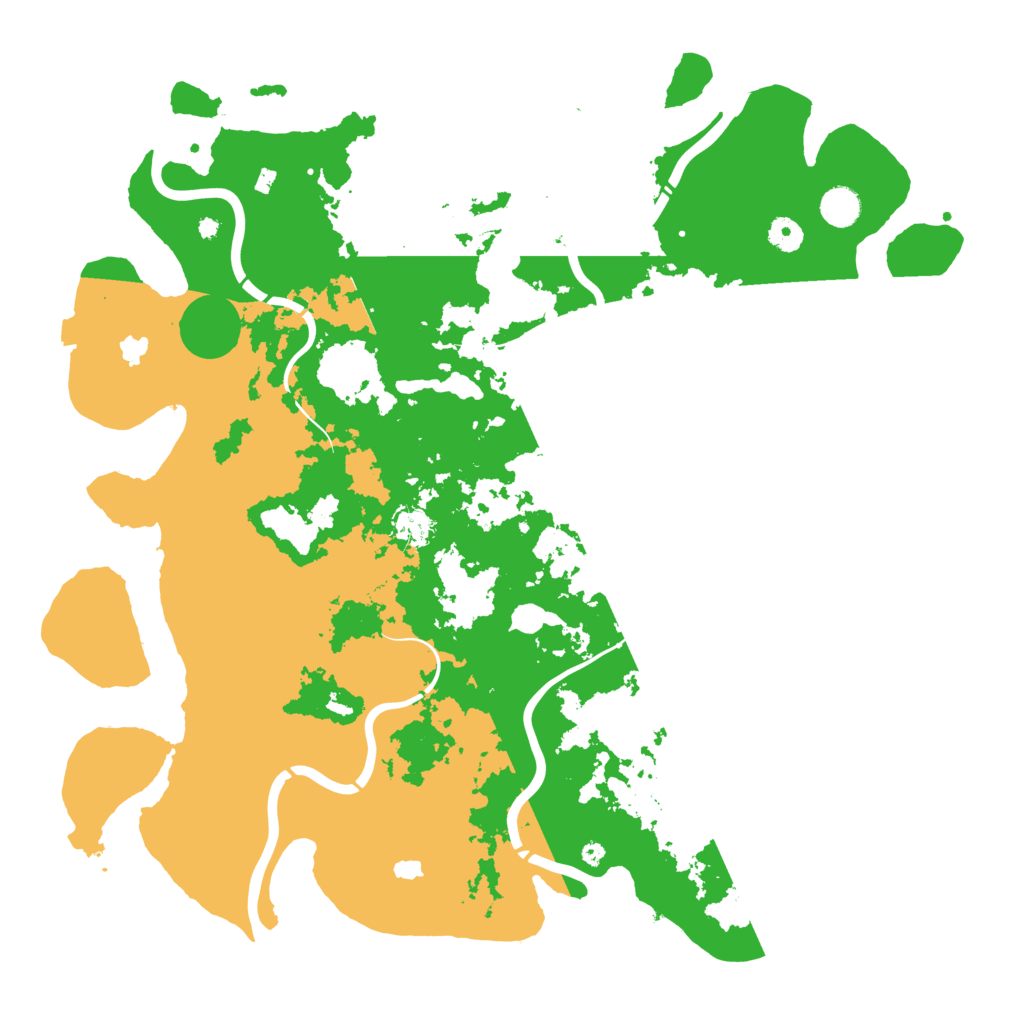 Biome Rust Map: Procedural Map, Size: 4500, Seed: 95643