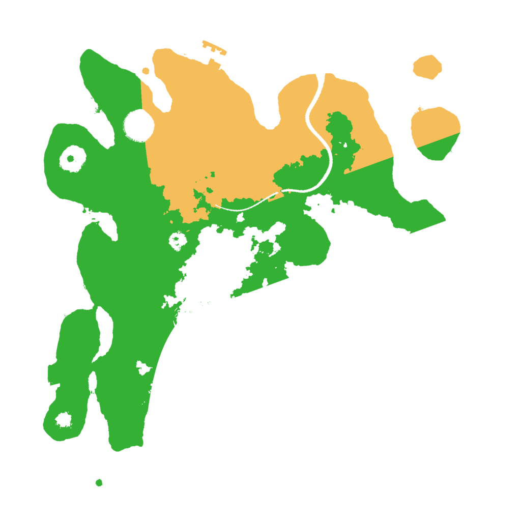 Biome Rust Map: Procedural Map, Size: 3000, Seed: 17726