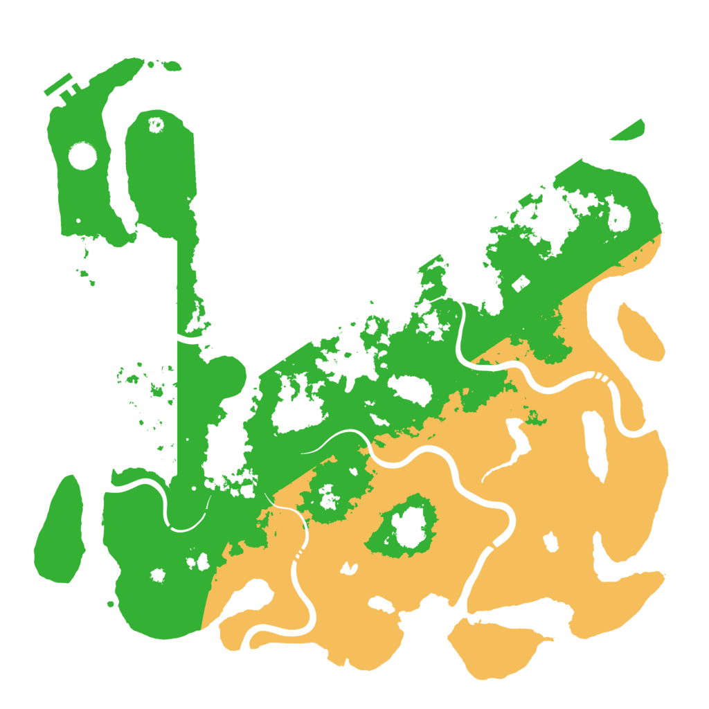 Biome Rust Map: Procedural Map, Size: 4500, Seed: 632169184