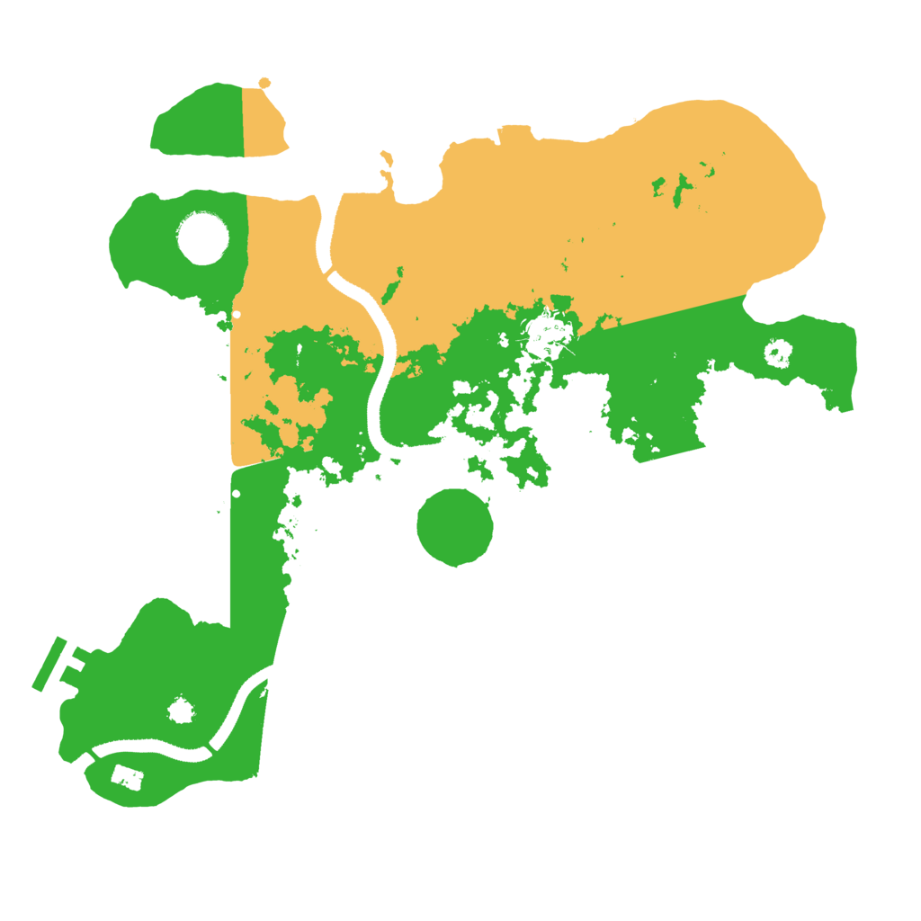 Biome Rust Map: Procedural Map, Size: 3250, Seed: 87748718