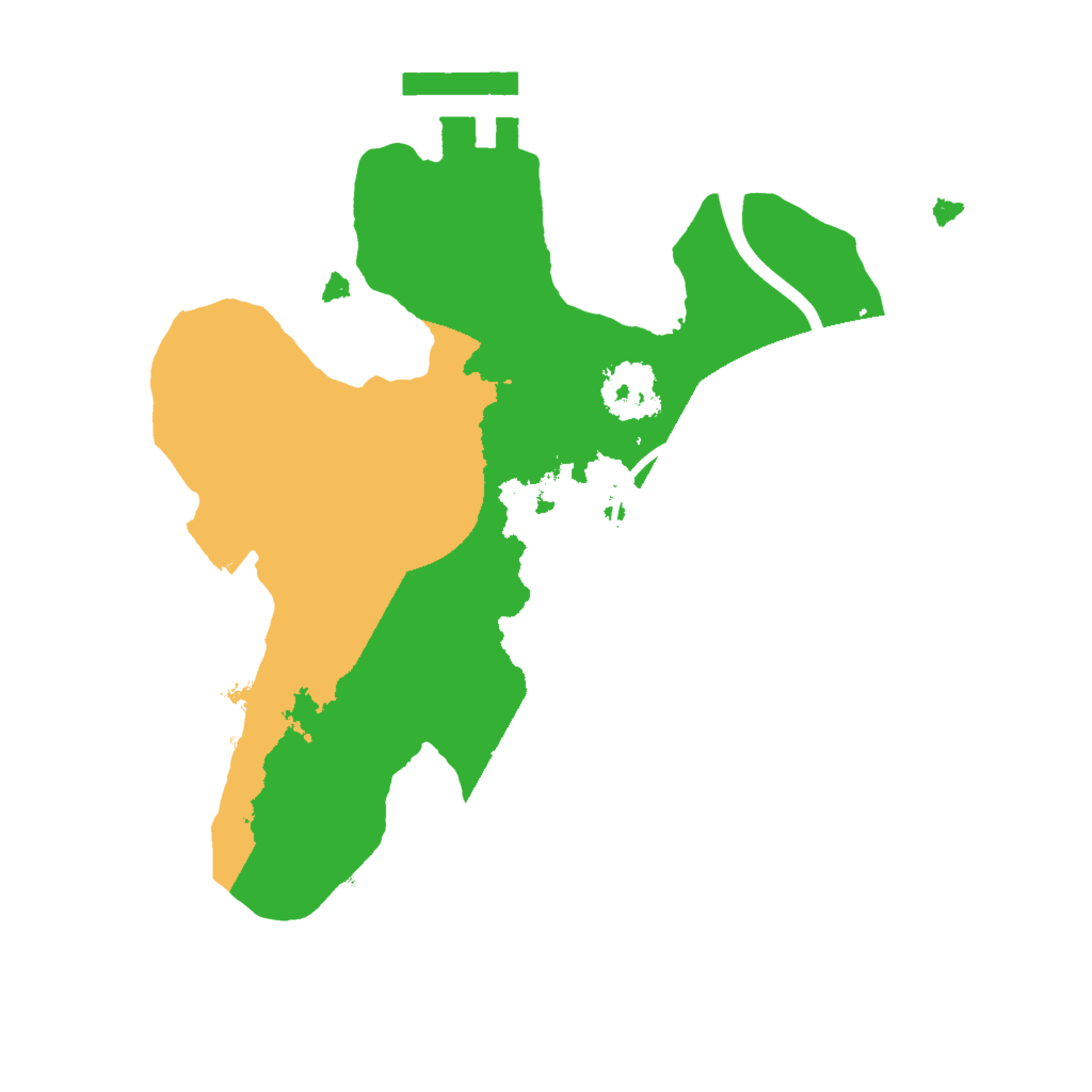 Biome Rust Map: Procedural Map, Size: 1900, Seed: 5574