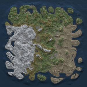 Thumbnail Rust Map: Procedural Map, Size: 4800, Seed: 366445581, 19 Monuments