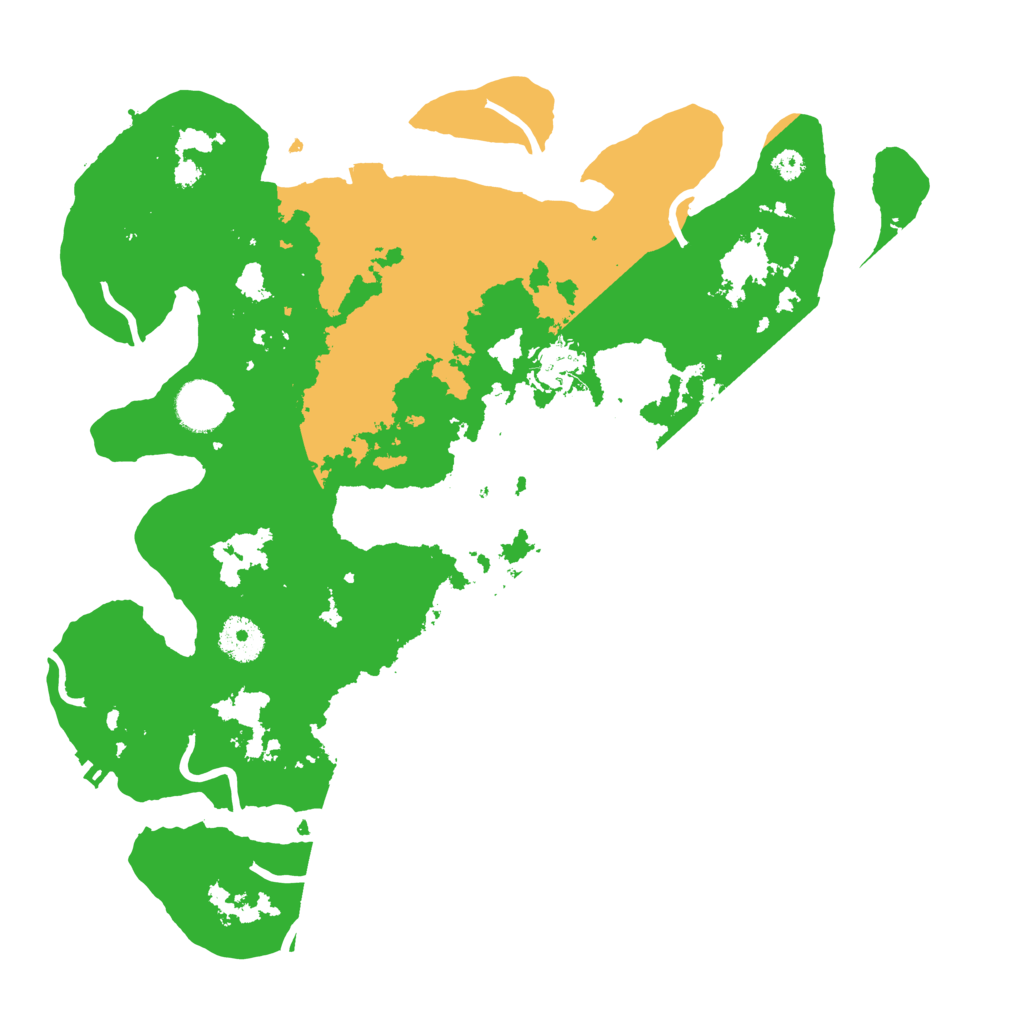 Biome Rust Map: Procedural Map, Size: 3500, Seed: 611514427