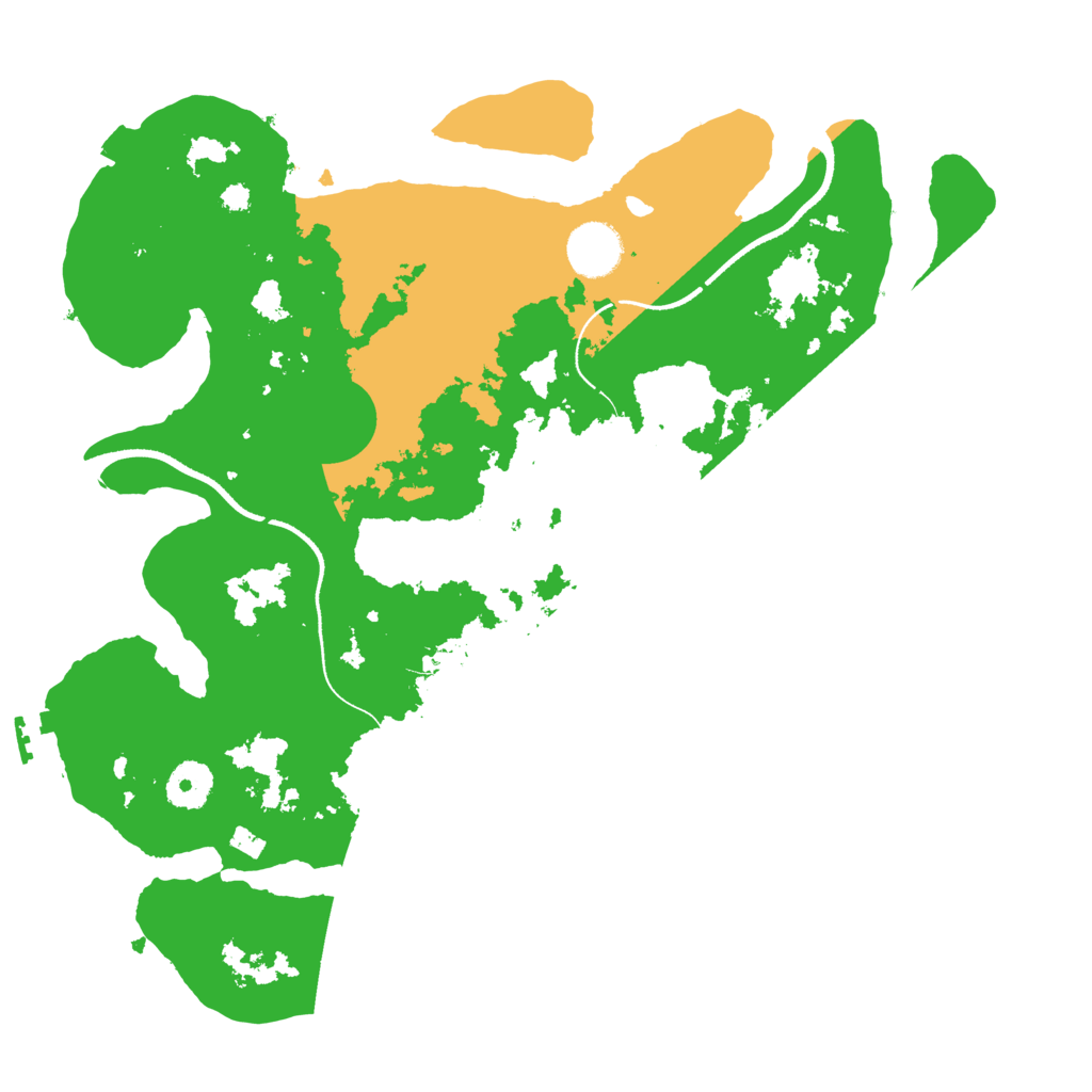 Biome Rust Map: Procedural Map, Size: 3500, Seed: 611514427