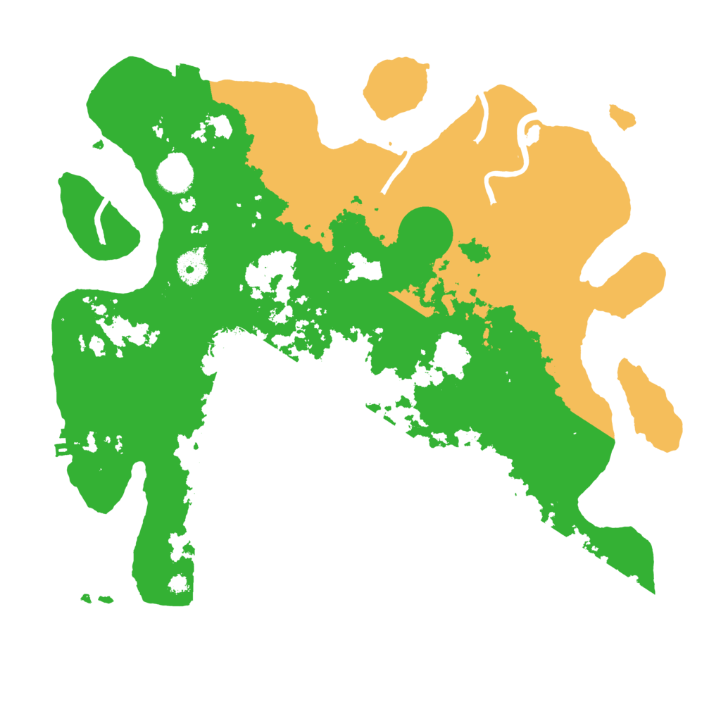 Biome Rust Map: Procedural Map, Size: 3500, Seed: 1551907224