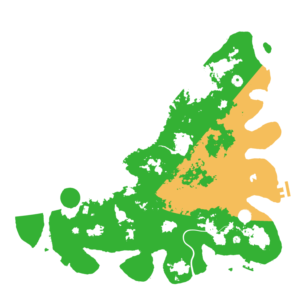 Biome Rust Map: Procedural Map, Size: 4000, Seed: 330122182