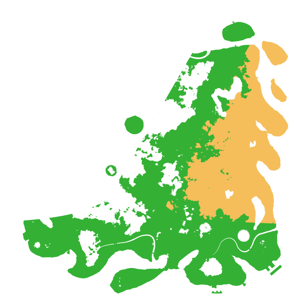 Biome Rust Map: Procedural Map, Size: 4500, Seed: 987359133