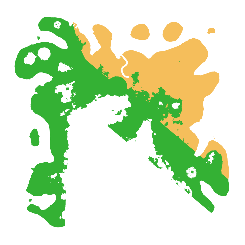 Biome Rust Map: Procedural Map, Size: 3500, Seed: 879434410