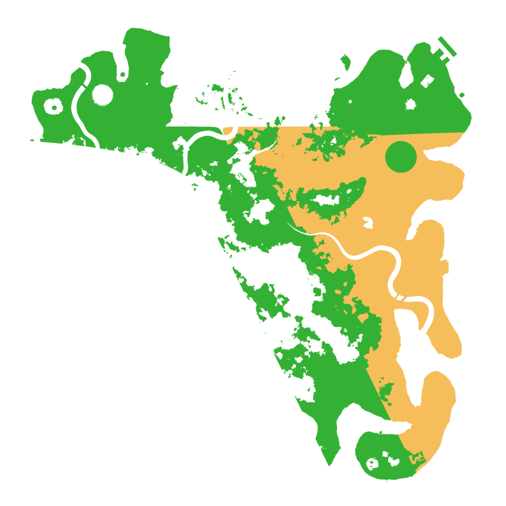 Biome Rust Map: Procedural Map, Size: 4250, Seed: 15374531