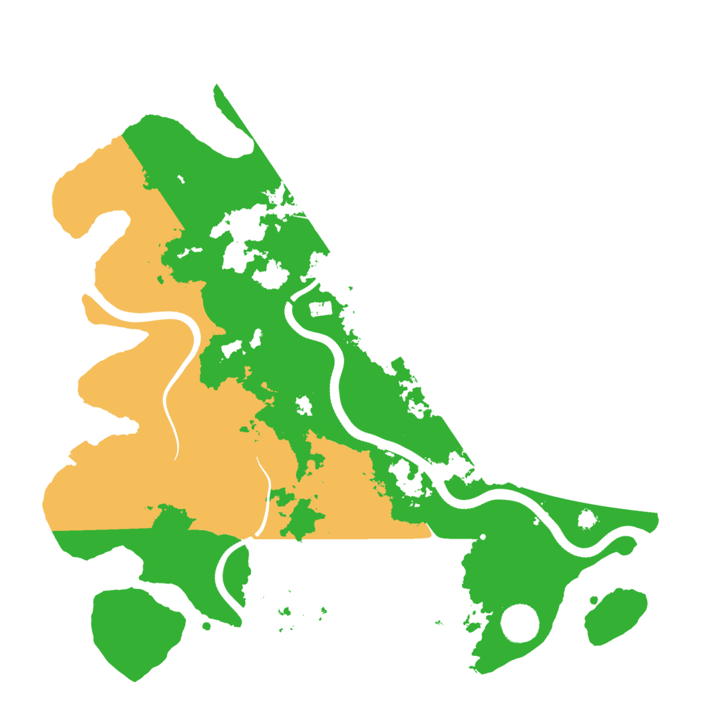 Biome Rust Map: Procedural Map, Size: 3500, Seed: 1985790082