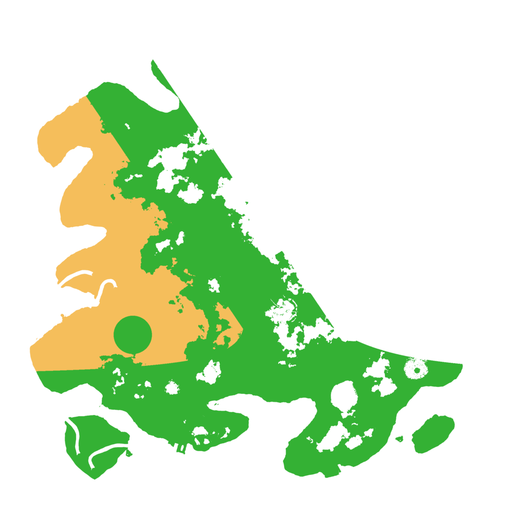 Biome Rust Map: Procedural Map, Size: 3500, Seed: 1985790082