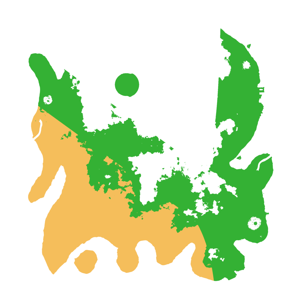 Biome Rust Map: Procedural Map, Size: 3500, Seed: 585953