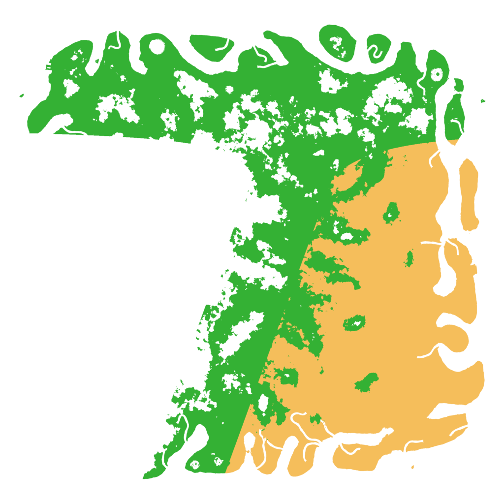 Biome Rust Map: Procedural Map, Size: 6000, Seed: 52776000