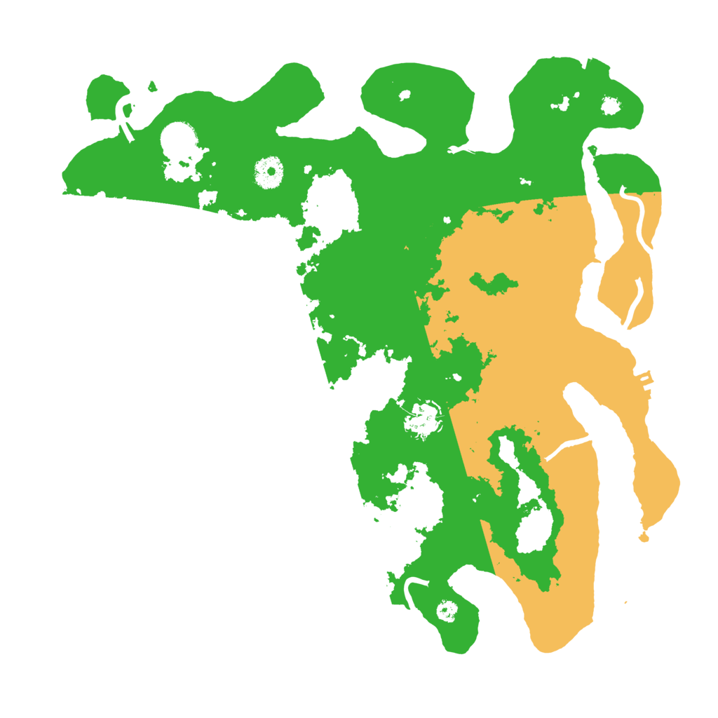 Biome Rust Map: Procedural Map, Size: 3500, Seed: 2104290269