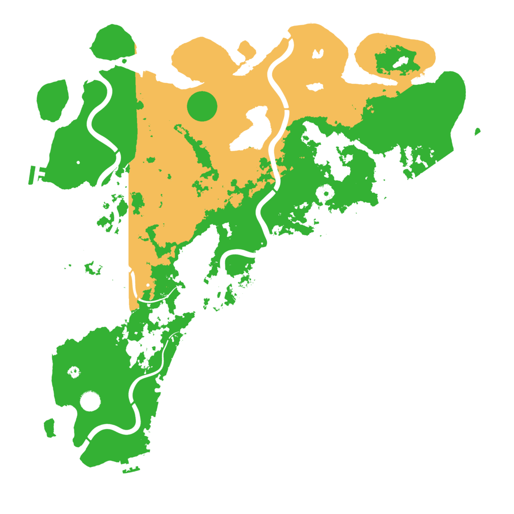 Biome Rust Map: Procedural Map, Size: 4500, Seed: 504747151