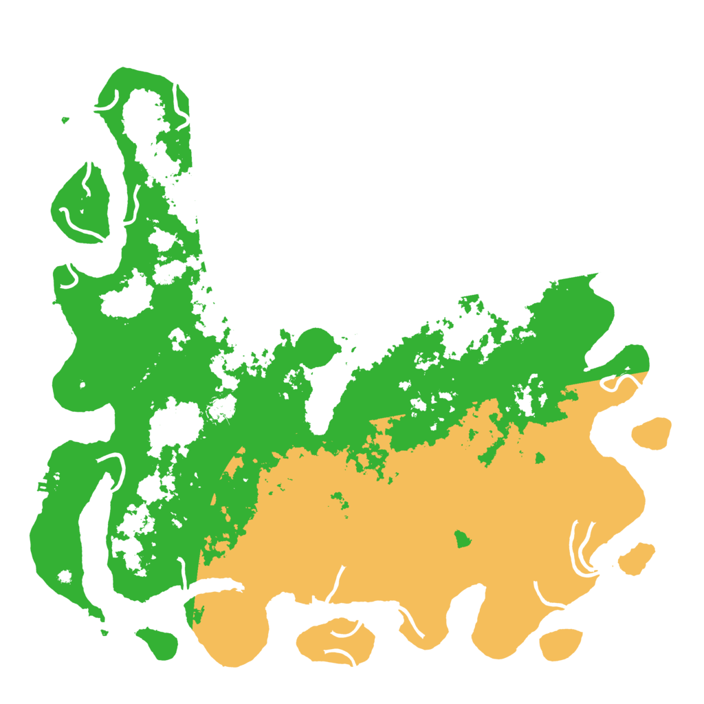 Biome Rust Map: Procedural Map, Size: 4800, Seed: 590474185