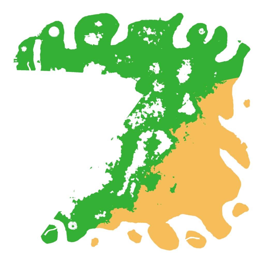 Biome Rust Map: Procedural Map, Size: 4500, Seed: 143175