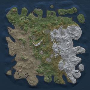 Thumbnail Rust Map: Procedural Map, Size: 4500, Seed: 4000000, 19 Monuments