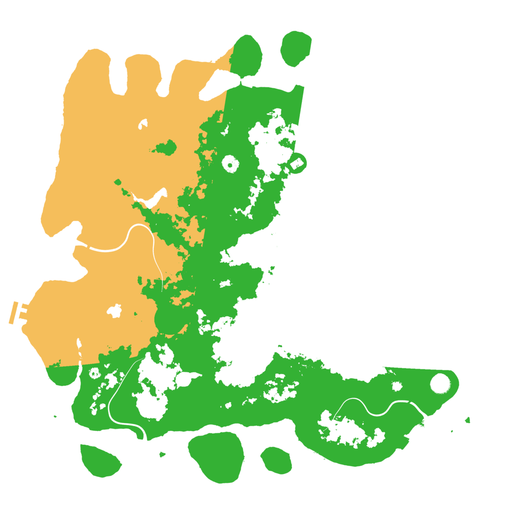 Biome Rust Map: Procedural Map, Size: 4500, Seed: 1527544219