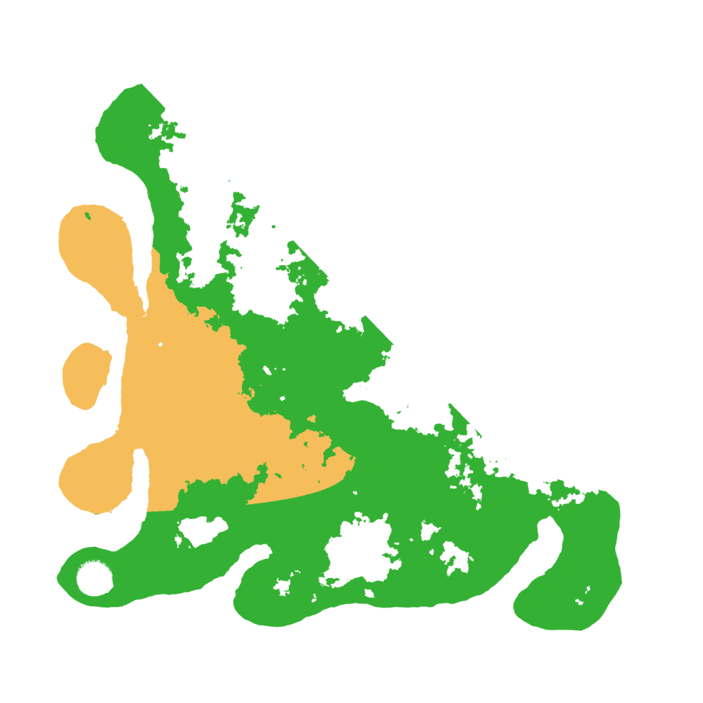 Biome Rust Map: Barren, Size: 3500, Seed: 1579750190
