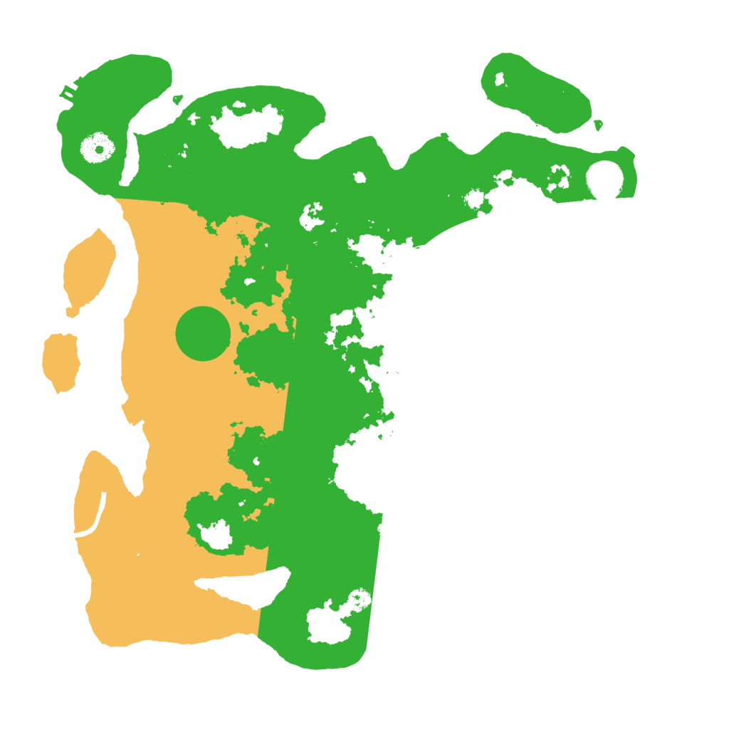 Biome Rust Map: Procedural Map, Size: 3500, Seed: 711568569