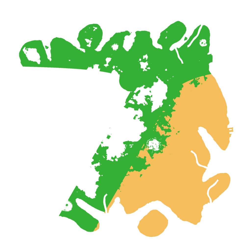 Biome Rust Map: Procedural Map, Size: 3500, Seed: 143963946