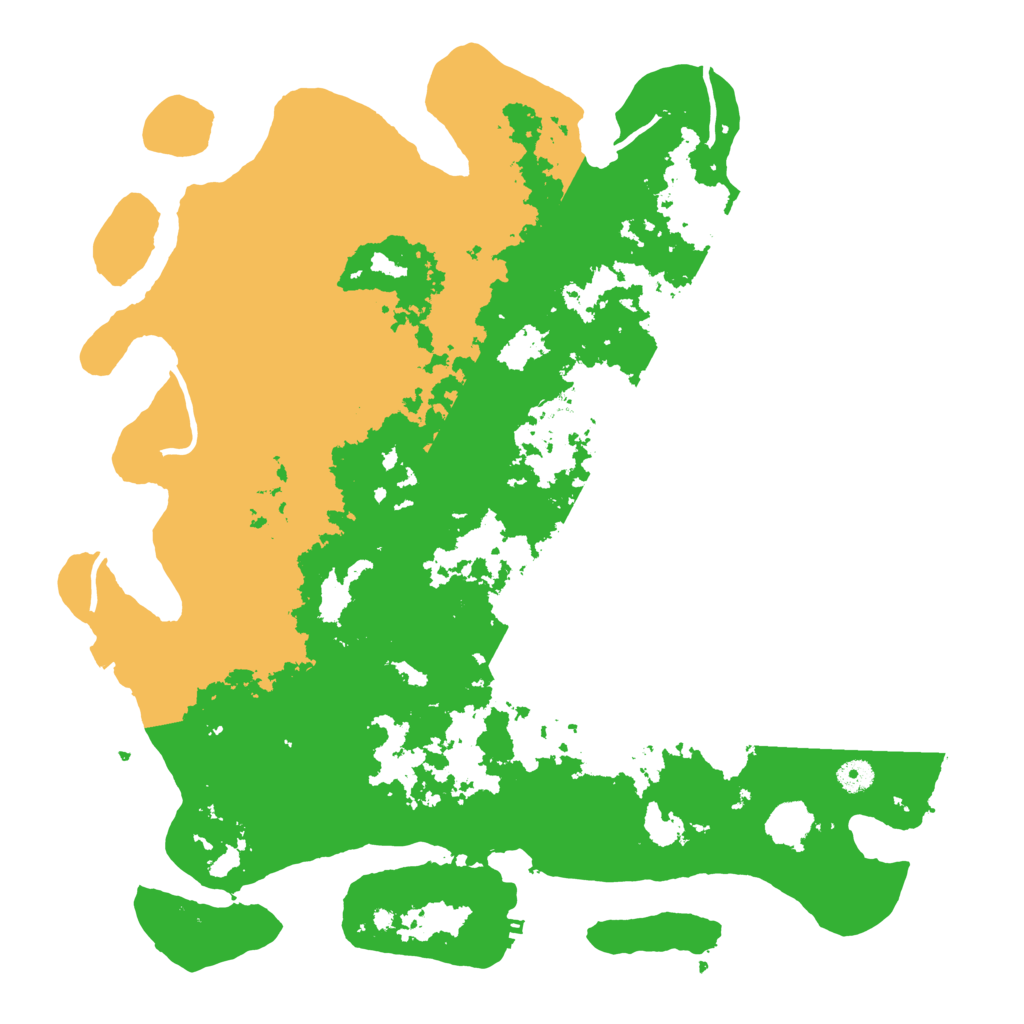 Biome Rust Map: Procedural Map, Size: 4500, Seed: 54233