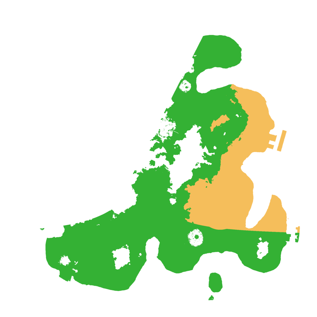 Biome Rust Map: Procedural Map, Size: 3000, Seed: 124554647