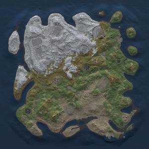 Thumbnail Rust Map: Procedural Map, Size: 4000, Seed: 824999870, 16 Monuments