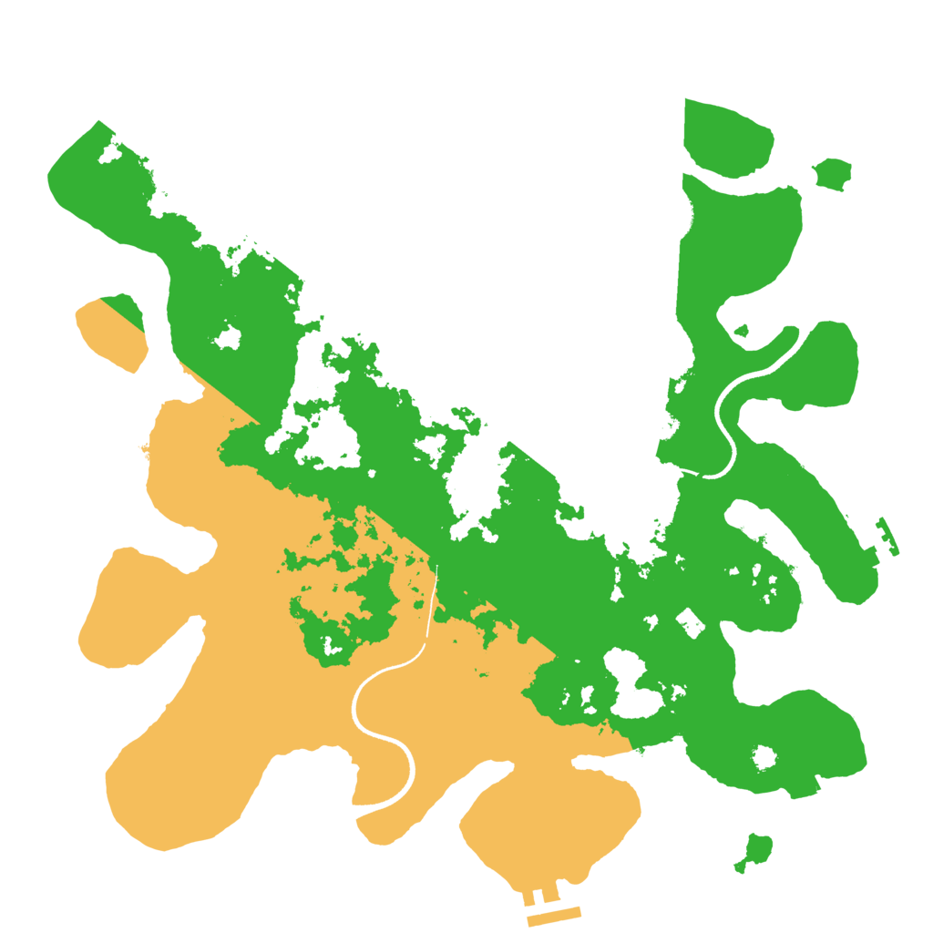 Biome Rust Map: Procedural Map, Size: 3500, Seed: 1608887139