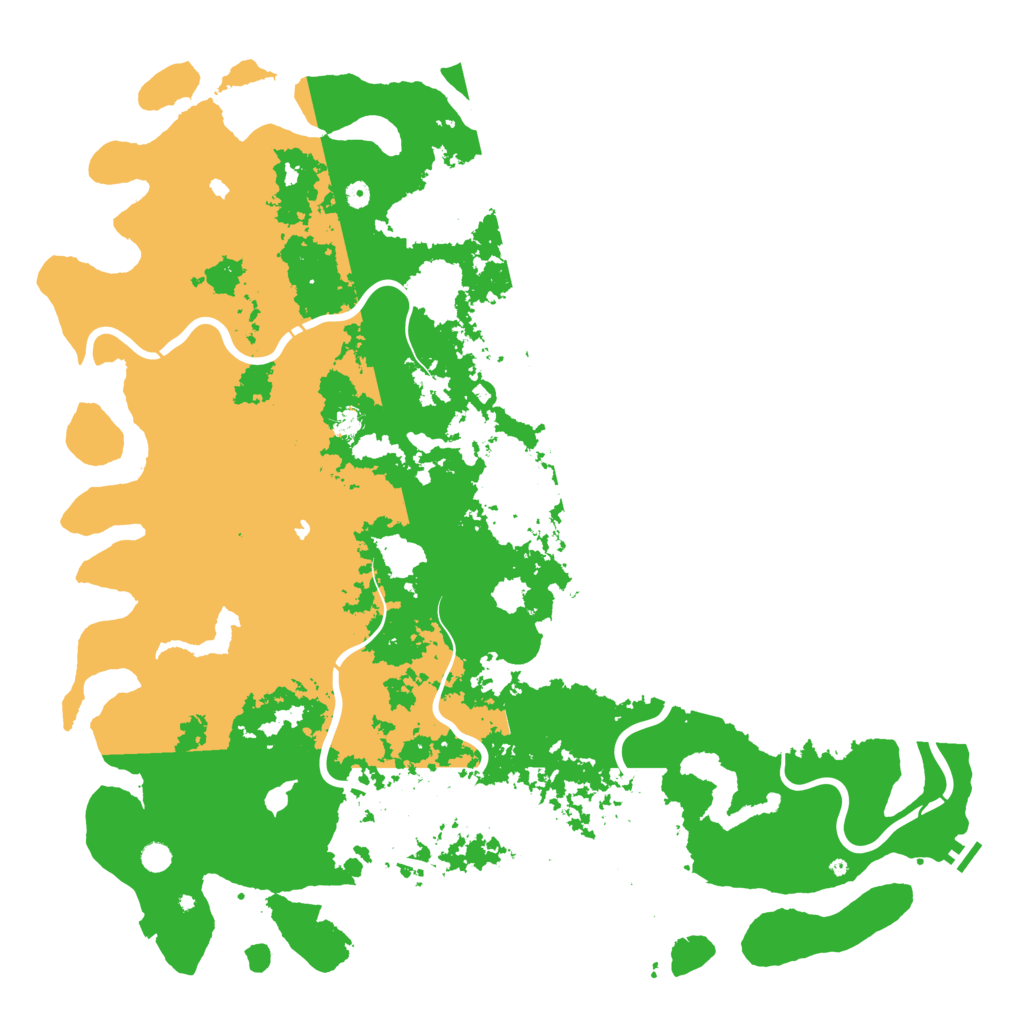 Biome Rust Map: Procedural Map, Size: 6000, Seed: 224027939