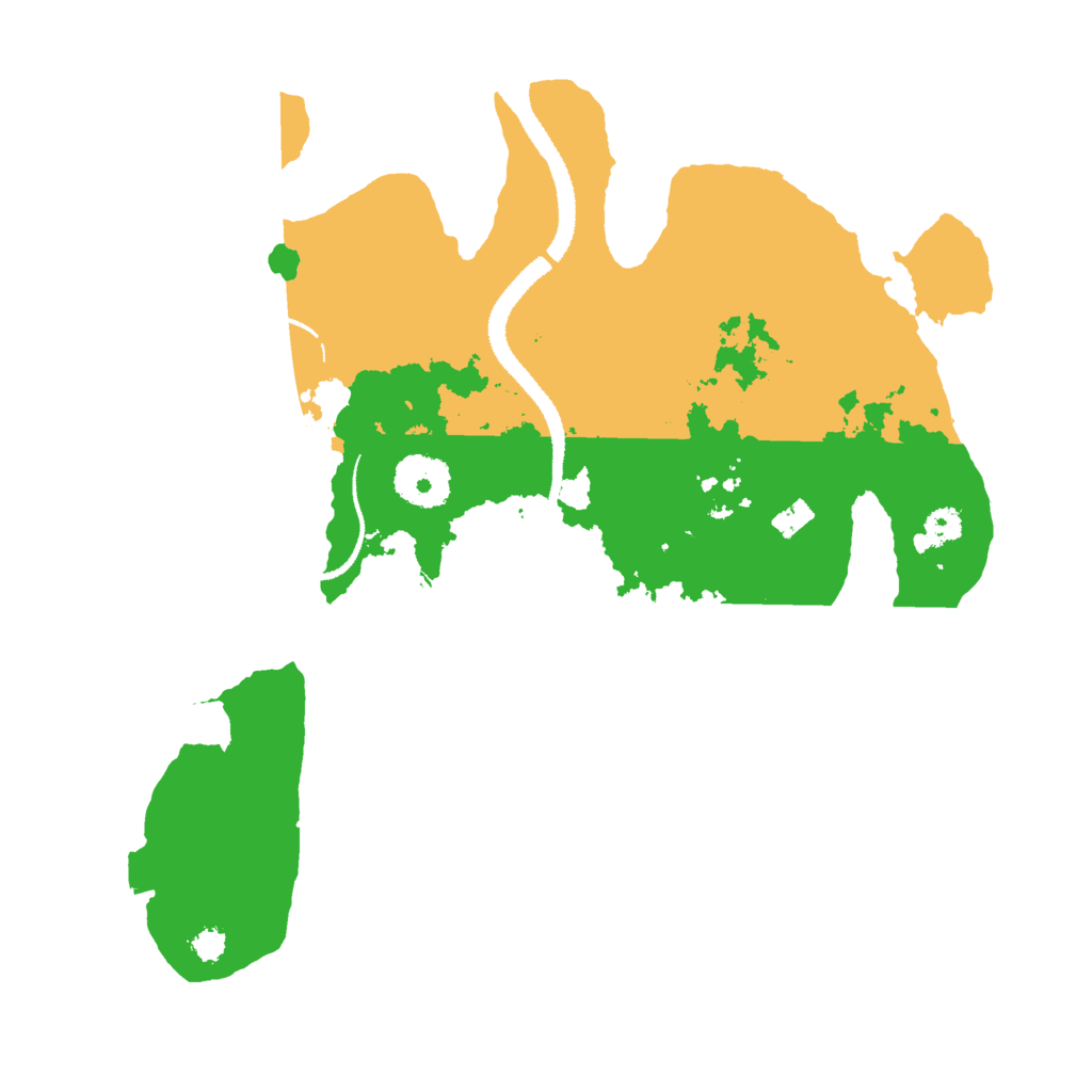 Biome Rust Map: Procedural Map, Size: 3000, Seed: 1398011293