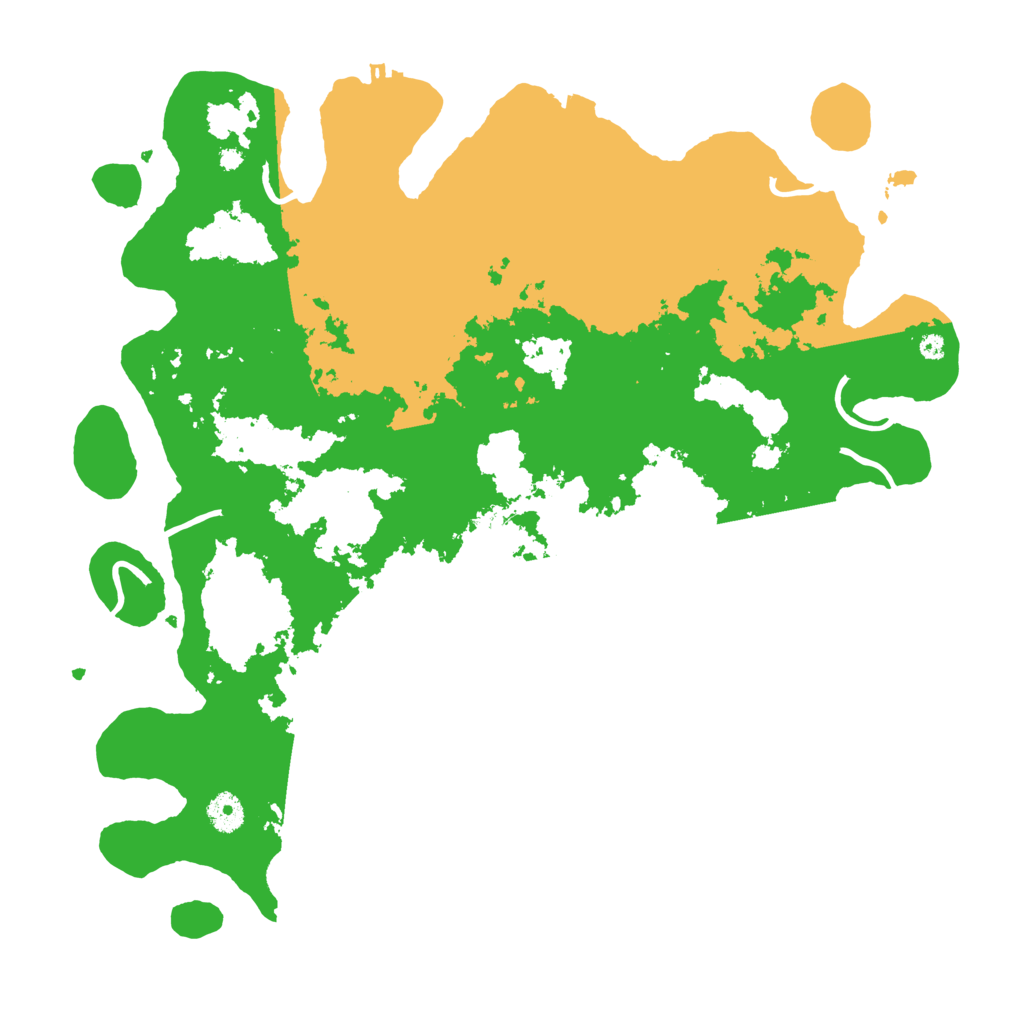 Biome Rust Map: Procedural Map, Size: 4100, Seed: 1236